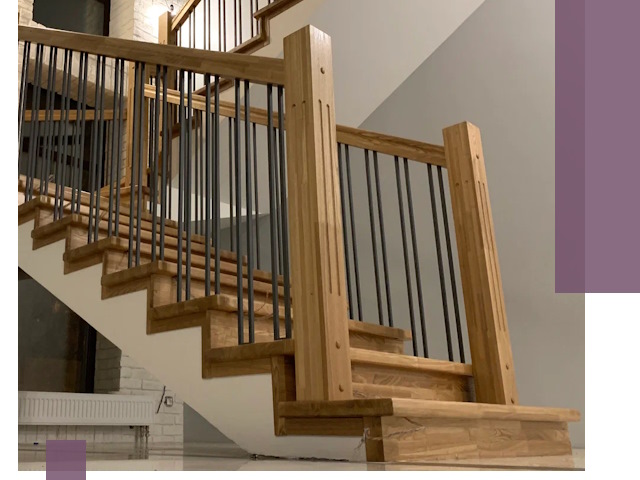 Реставрация деревянных и металлических лестниц в Курганинске