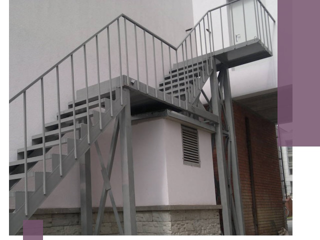 Монтаж пожарных лестниц под ключ в Курганинске с гарантией качества