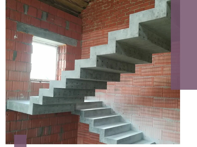 Бетонные лестницы под ключ в Курганинске: монтаж, демонтаж, ремонт