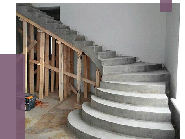 Изготовление бетонных лестниц под ключ в Курганинске от 20282 руб. | ПРОЛЁТ-Кгн