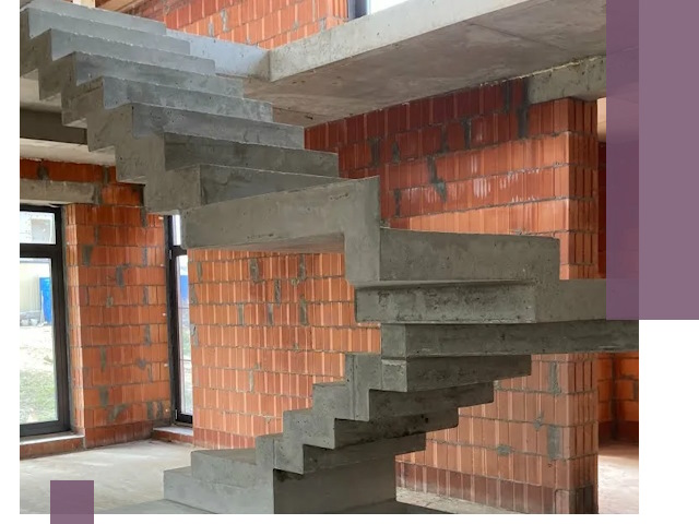 Изготовление бетонных лестниц под ключ в Курганинске