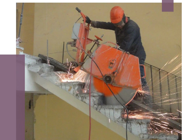 Демонтаж бетонных лестниц в Курганинске от 4680 руб. за м2 | ПРОЛЁТ-Кгн