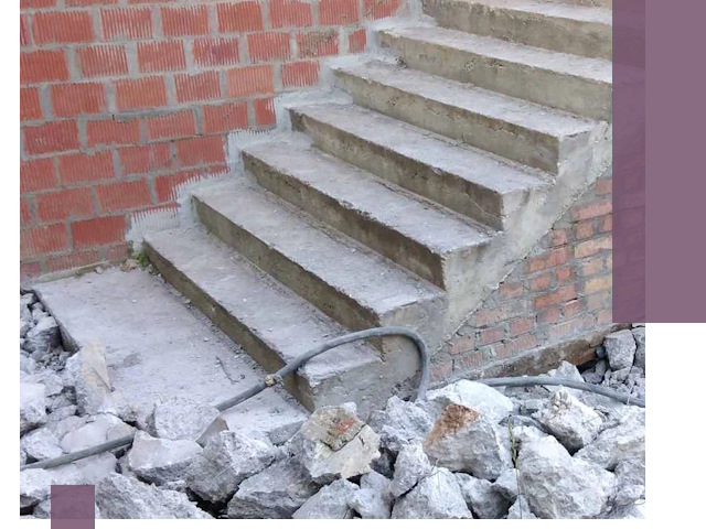 Демонтаж бетонных лестниц в Курганинске: быстро и безопасно