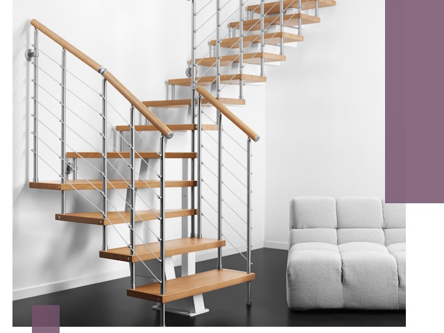 Модульные лестницы под ключ в Курганинске — монтаж и изготовление