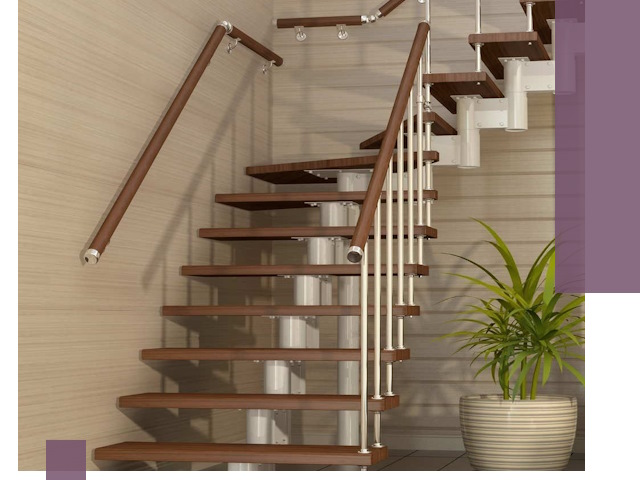 Изготовление модульных лестниц под ключ в Курганинске