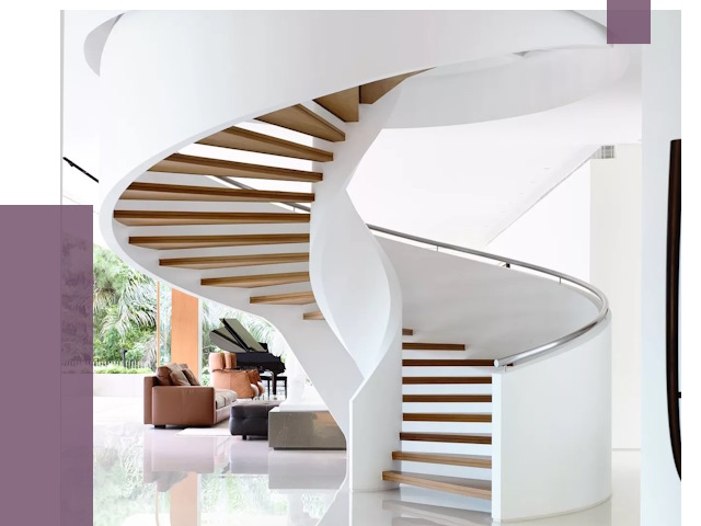 Винтовые лестницы в Курганинске под ключ от 49405 руб. | ПРОЛЁТ-Кгн