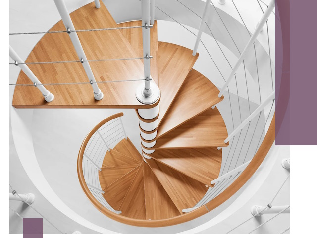 Изготовление винтовых лестниц под ключ в Курганинске