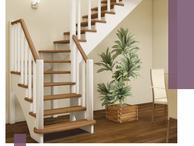 Г-образные лестницы под ключ в Курганинске — изготовление и монтаж