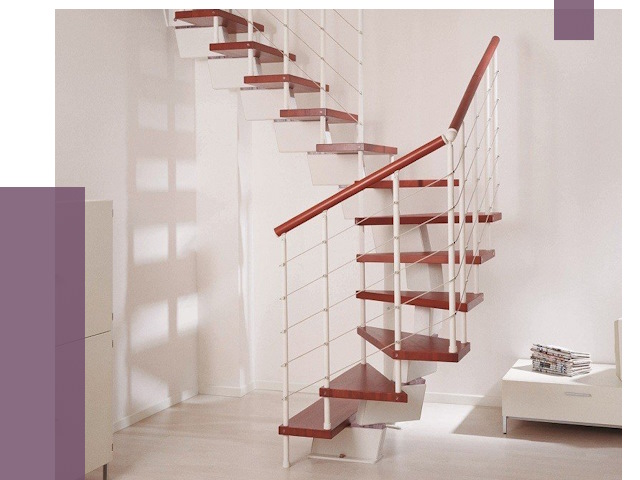 Изготовление лестниц на больцах в Курганинске от 9881 руб. | ПРОЛЁТ-Кгн