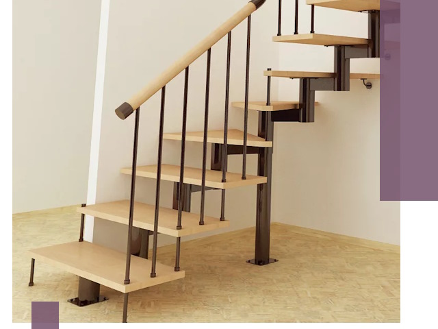 Монтаж лестниц на больцах в Курганинске — быстро и надежно