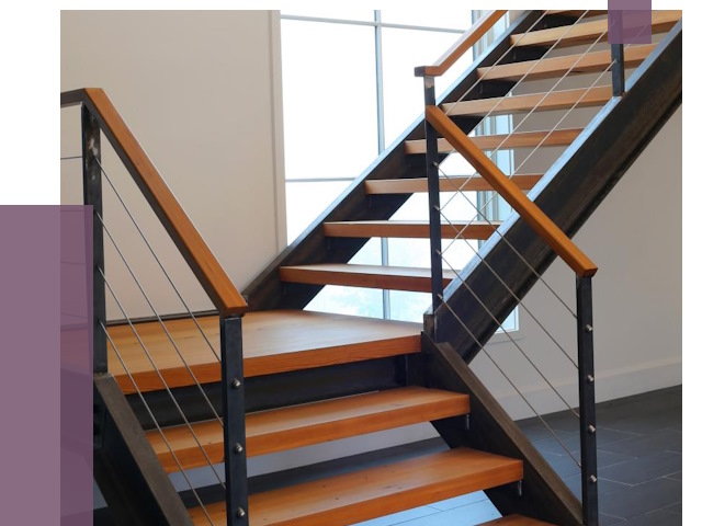 Изготовление лестниц на металлокаркасе в Курганинске от 19242 руб. | ПРОЛЁТ-Кгн