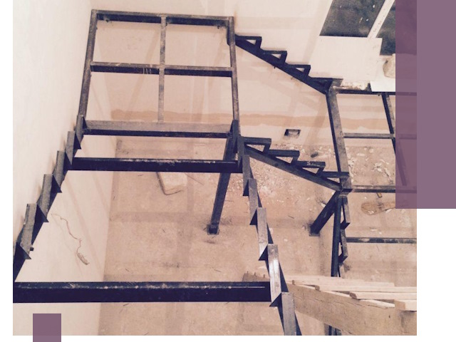 Монтаж лестниц на металлокаркасе в Курганинске быстро и качественно