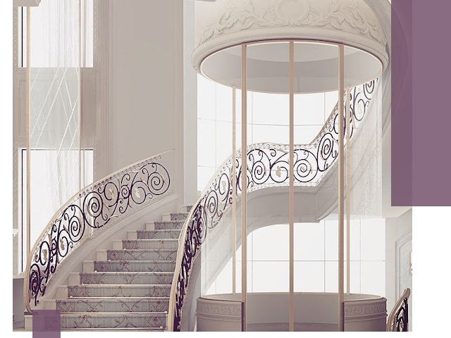 Элитные лестницы на заказ высокого класса в Курганинске