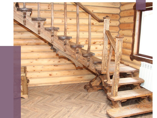 Лестницы в баню в Курганинске от 19450 руб. — изготовление | ПРОЛЁТ-Кгн