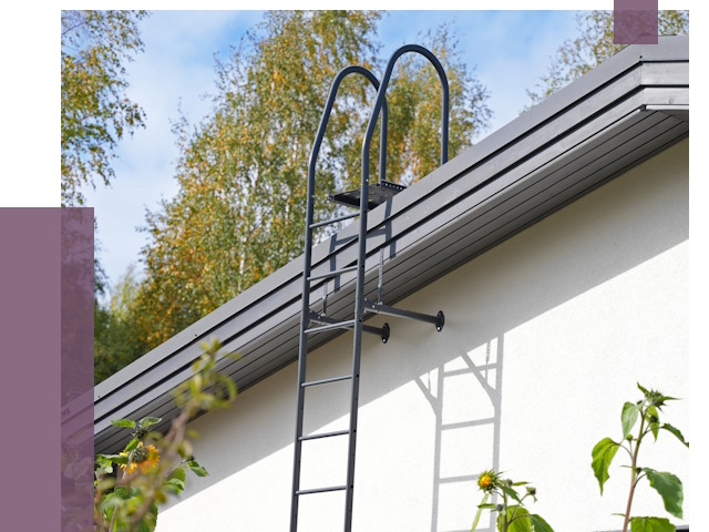 Лестницы на крышу в Курганинске от 19450 руб. — монтаж и монтаж ПРОЛЁТ-Кгн