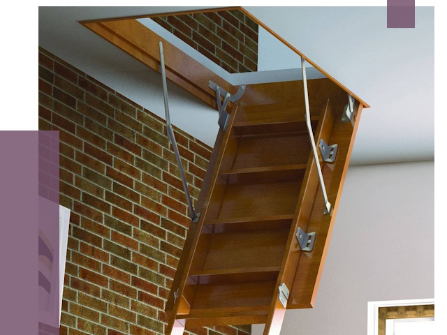 Установка чердачной лестницы в Курганинске от 7957 руб. | ПРОЛЁТ-Кгн