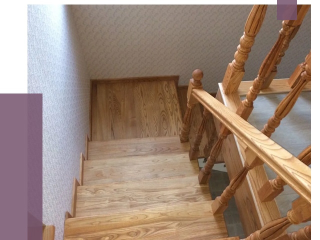 Сосновые лестницы в Курганинске под ключ от 8217 руб.  | ПРОЛЁТ-Кгн