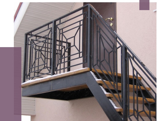 Металлические перила в Курганинске от 4368 руб.  | ПРОЛЁТ-Кгн