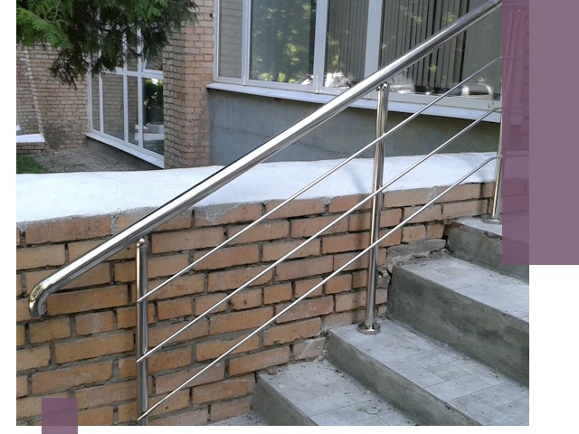 Перила из нержавеющей стали высокого качества в Курганинске