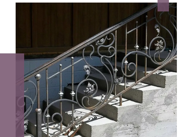 Кованые перила в Курганинске от 8841 руб. под ключ — качество от ПРОЛЁТ-Кгн