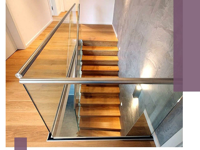 Перила для лестницы в доме — изготовление и монтаж в Курганинске