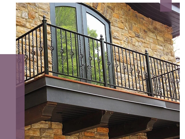 Балконные ограждения в Курганинске от 8165 руб. — купить | ПРОЛЁТ-Кгн