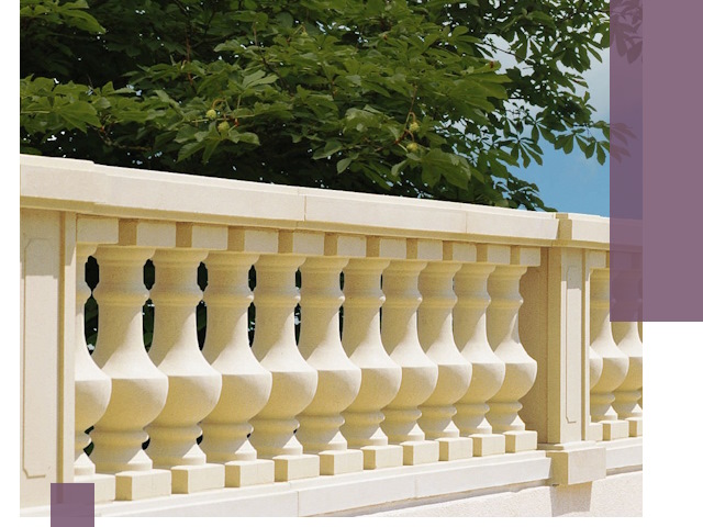 Установка балюстрады в Курганинске: изготовление и монтаж под ключ