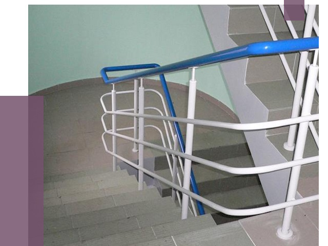 Перила в подъезде в Курганинске — установка и замена от 7541 руб. | ПРОЛЁТ-Кгн