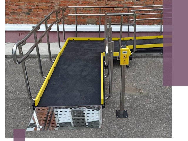 Изготовление наклонных пандусов для инвалидов в Курганинске