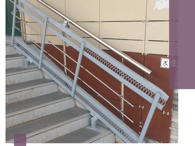 Изготовление откидных пандусов под ключ в Курганинске