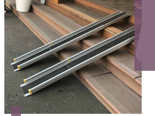 Телескопические пандусы под ключ в Курганинске — изготовление и монтаж