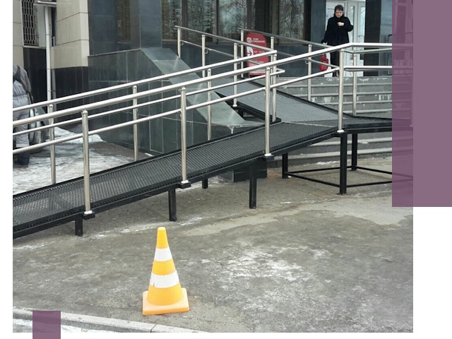 Стационарные пандусы под ключ в Курганинске — изготовление и монтаж