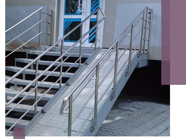 Пандус на крыльцо под ключ в Курганинске: монтаж и изготовление