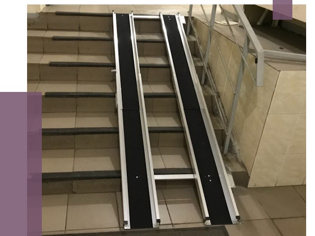 Установка пандуса в подъезд в Курганинске от 8113 руб. под ключ | ПРОЛЁТ-Кгн