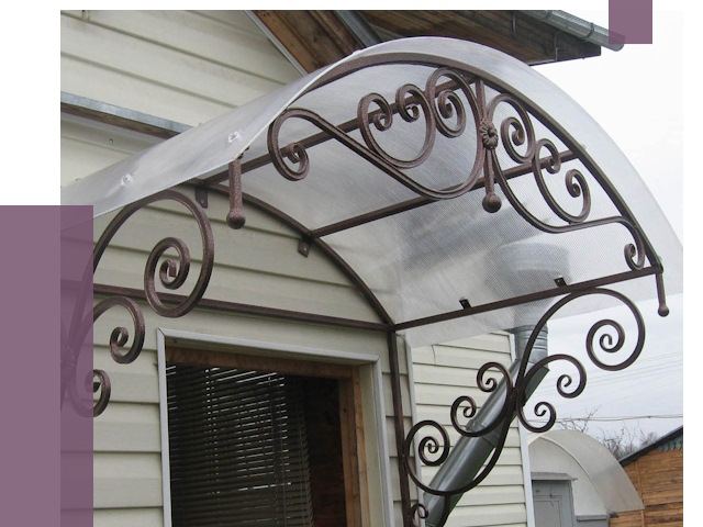 Изготовление козырьков в Курганинске от 7489 руб. — заказать | ПРОЛЁТ-Кгн