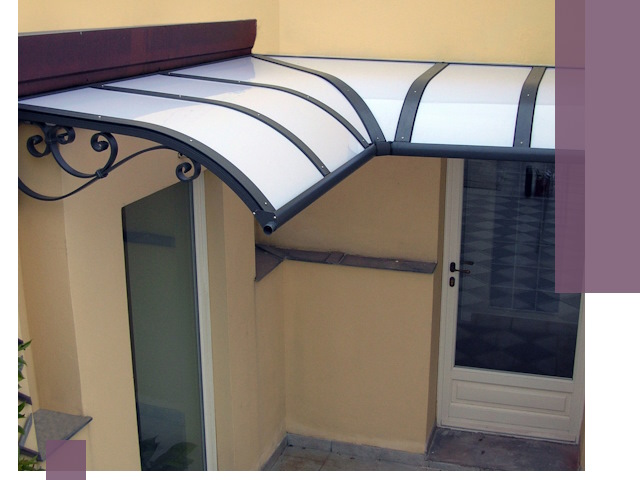 Монтаж козырьков любой сложности в Курганинске под ключ