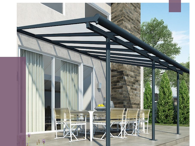 Навесы пристенные в Курганинске от 9257 руб. — монтаж и установка | ПРОЛЁТ-Кгн