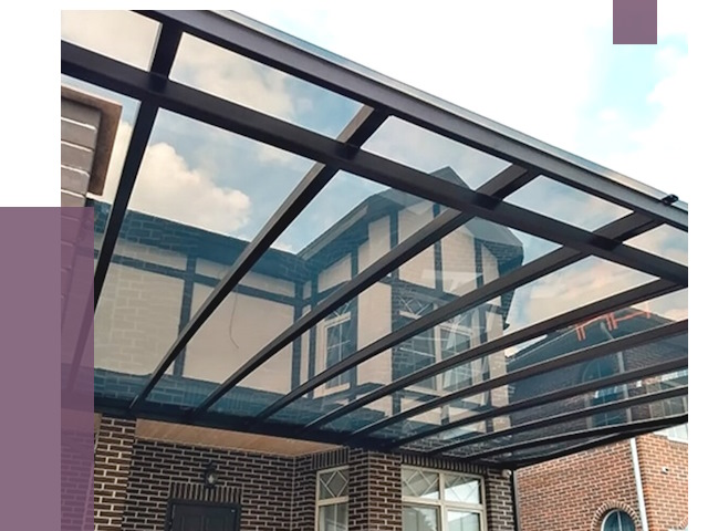 Навесы из поликарбоната в Курганинске от 8758 руб. под ключ — ПРОЛЁТ-Кгн