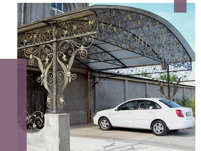 Кованые навесы в Курганинске от 14821 руб. | ПРОЛЁТ-Кгн