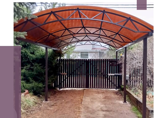 Арочные навесы в Курганинске от 12949 руб. — изготовление и монтаж | ПРОЛЁТ-Кгн