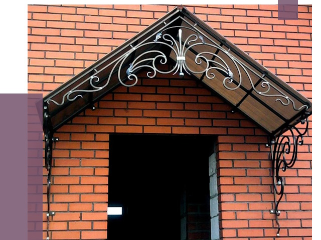 Металлические козырьки в Курганинске от 10869 руб. 