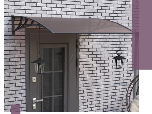 Недорогие козырьки и навесы под ключ в Курганинске