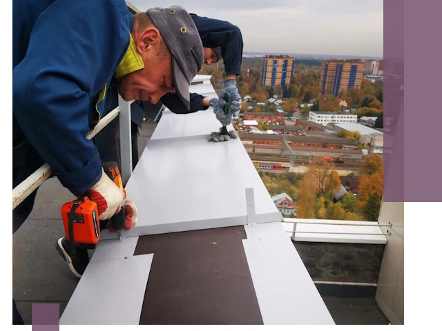 Монтаж парапетов в Курганинске — установка прочных металлических ограждений