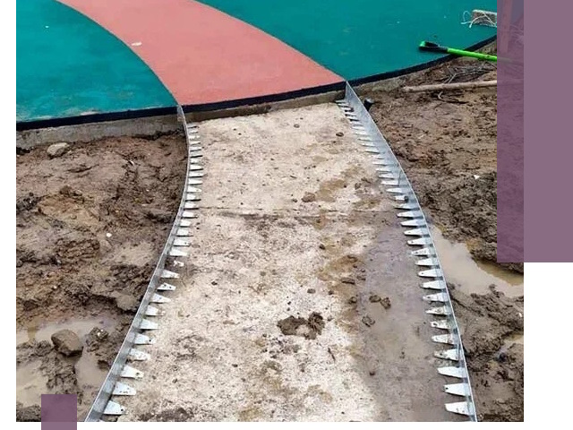 Металлические бордюры для дорожек в Курганинске — монтаж и изготовление