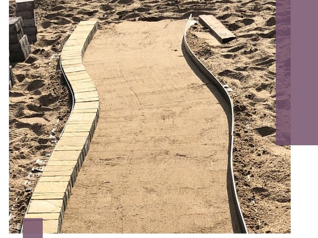 Металлические бордюры для тротуаров в Курганинске — прочные и долговечные